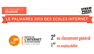 classement iim street press le figaro ecole web - IIM’s prize lists