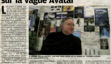 2010 04 24 interview le parisien 380x222 - "Robots et avatars" : une interview de Jean-Claude Heudin dans le journal "Le Parisien"