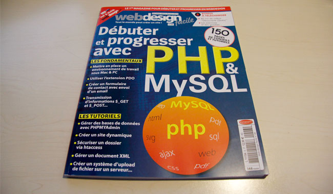 iim hors serie magazine web design php mysql - Le dernier hors-série du magazine Web design sur PHP MySQL 100% made in IIM !