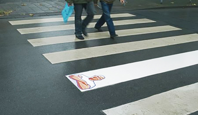 mrcleanroad - Communication visuelle : le street marketing fait sortir la pub de ses supports
