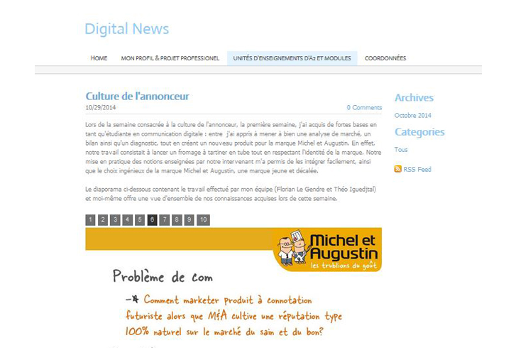 olidigital - Les deuxièmes années Communication Digitale lancent leurs webzines !