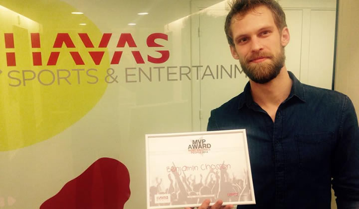 mvp - Benjamin, Promo 2012, "Most Valuable People" et digital project manager chez Havas SE