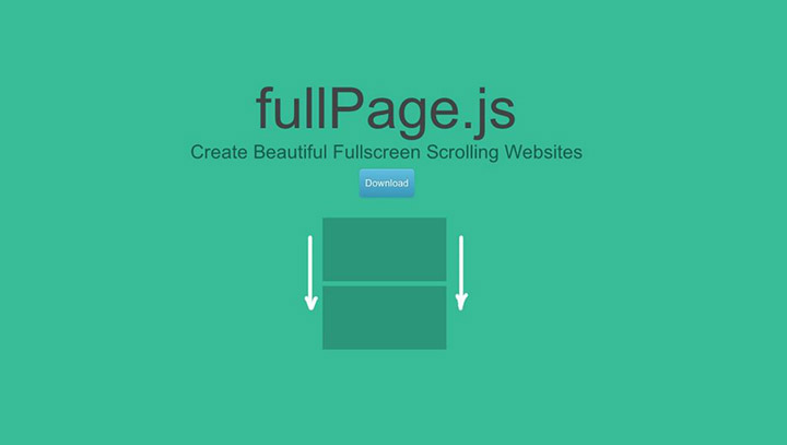 fullpage - Les Plugins JQuery indispensables pour rendre votre site plus ergonomique