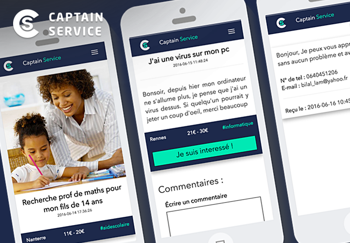 captainservice - TOP 5 des applications smartphone d’année 2 en Web & EBusiness Promo 2019