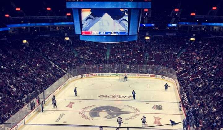 Match de Hockey - Étudier au Canada : Christelle, promo 2019, en échange à Vancouver