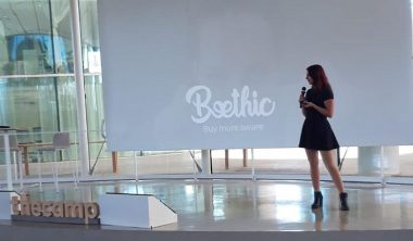 thecamp julie beethic startup iim 380x222 - Julie, promo 2019, présente sa startup BeEthic à thecamp, le campus des innovateurs