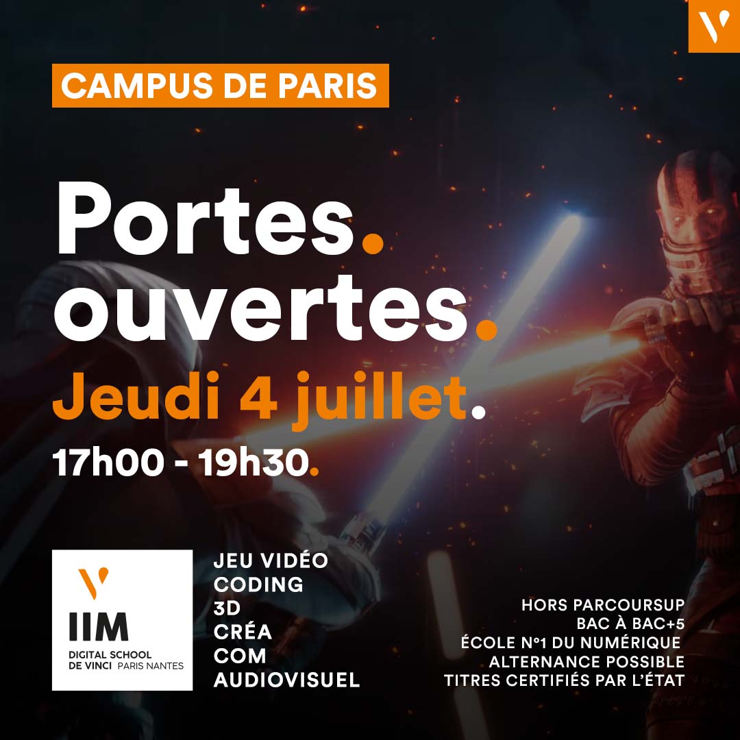 IIM Digital School - Ecole de Jeu vidéo, 3D, Coding, Créa, Com - Paris ...