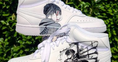 nike custom livai ackerman snk 380x200 - Helck : la promo 2024 réalise un fan ending d'animé en 3D pour le manga de Nanao Nanaki