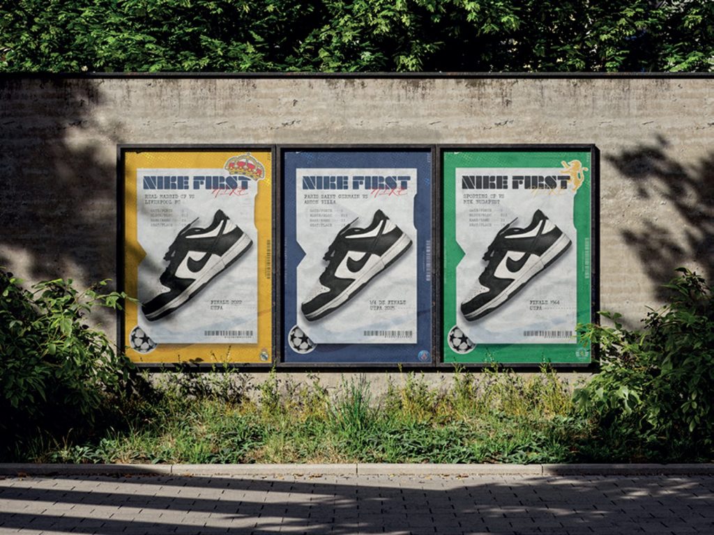 GARCIA CHAPUIS Camille AFFICHE NIKE X REAL BLANC 1 1 1024x768 - Sol de Janeiro, Nike, Levi's : Les affiches publicitaires des étudiants en Création & Design !
