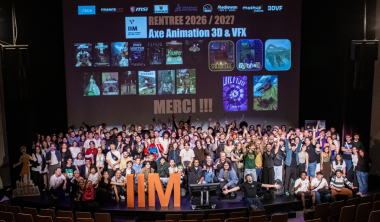 Rentree Animation 3D VFX formation bachelor master IIM – Projets étudiants, masterclass et tables rondes : la rentrée des étudiants en Animation 3D & VFX
