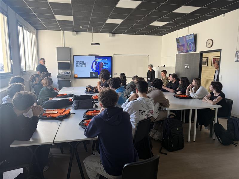 Rentree Nantes Promo 2030 - Nantes : La promo 2030 fait sa rentrée dans le nouveau campus