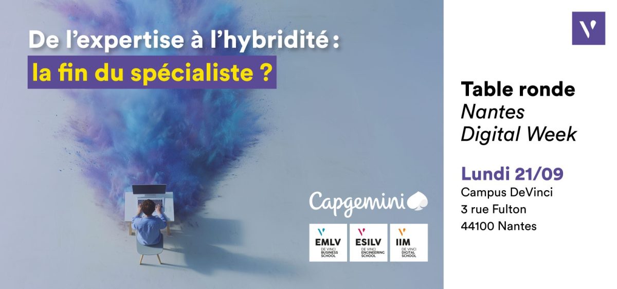 Nantes digital week iim numerique metiers table ronde &ndash; Nantes Digital Week 2026 : l&rsquo;IIM ouvre le d&eacute;bat avec Capgemini sur l&rsquo;avenir des expertises dans les m&eacute;tiers du num&eacute;rique